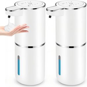 2 Pack Automatic Soap Dispensers,12...