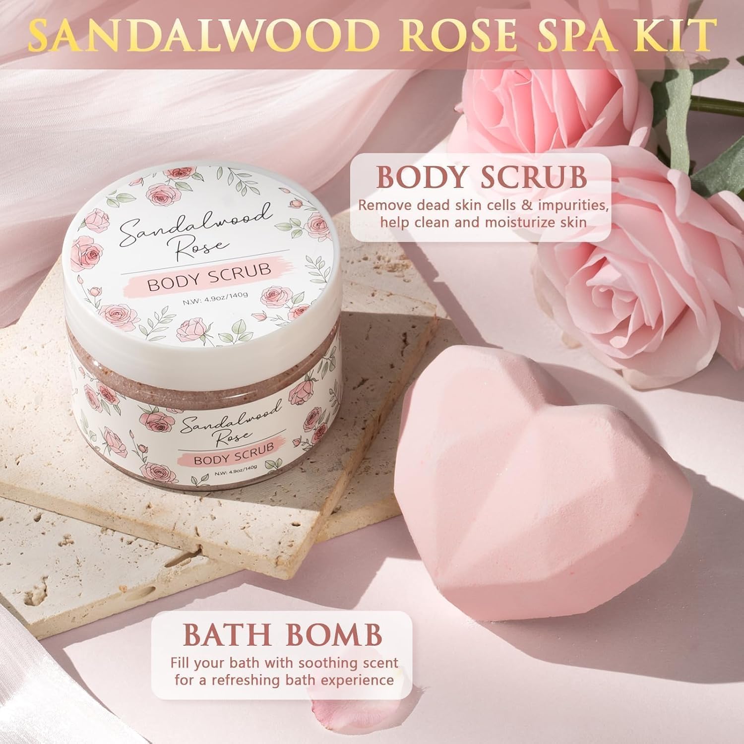 Mothers Day Birthday Gifts for Women Self Care Package Get Well Soon Gift Baskets, Thinking of You Sympathy Spa Gift Set w/ Crochet Flower Bouquet, Unique Gifts for Women Mom Sister Grandma Friends - Image 8