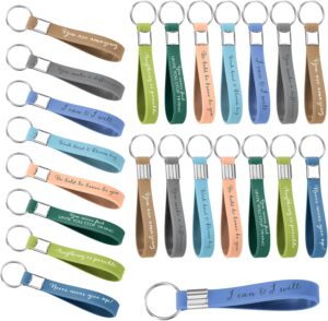 Fumete 24 Pcs Inspirational Keychai...