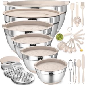 Mixing Bowls with Airtight Lids Set...