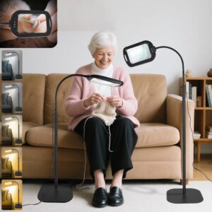 10X Rectangle Magnifying Glass with...