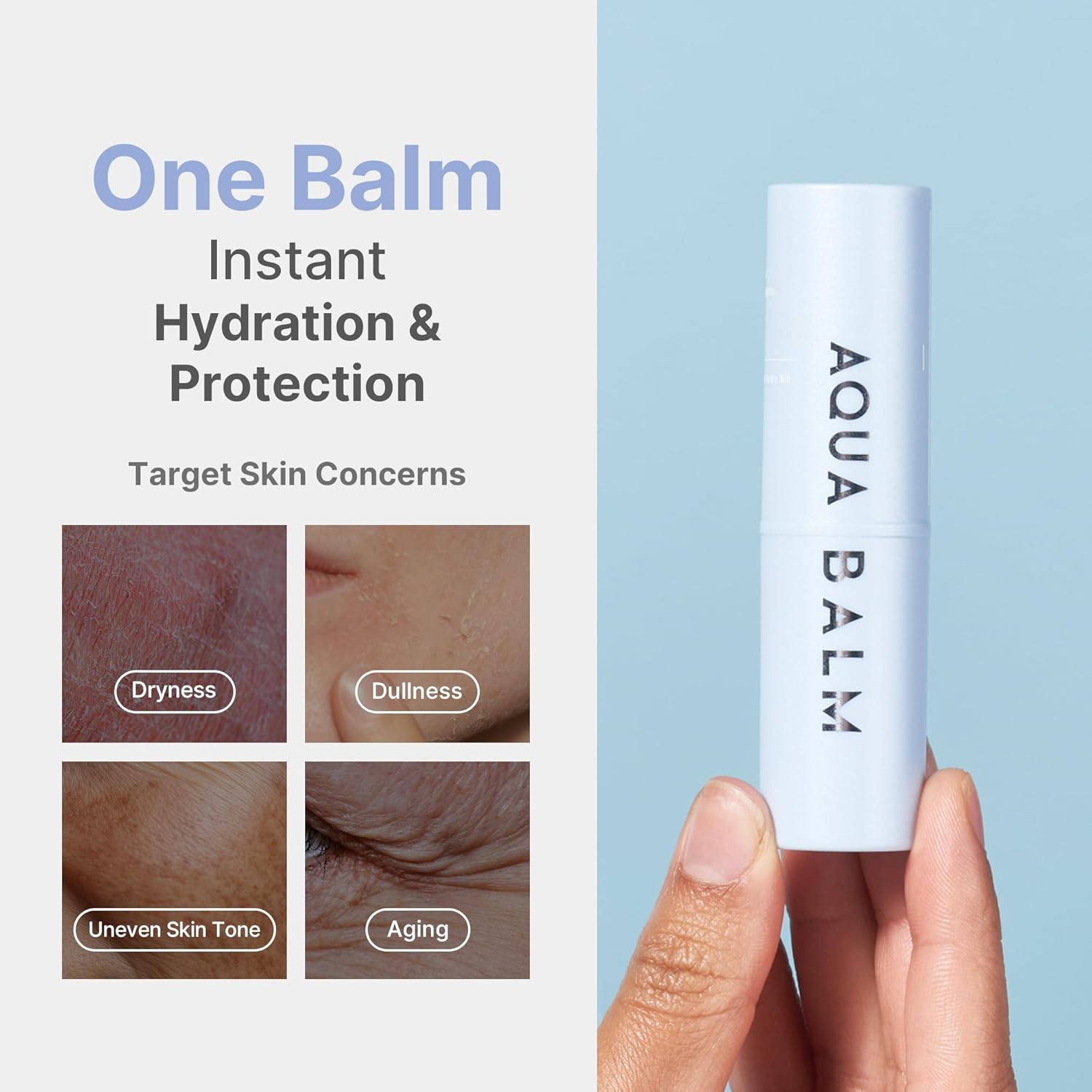 KAHI BALM SERIES | Aqua Balm Stick - Lightweight Korean Sun Stick & Beauty Balm Eye treatment Balm Korean Moisture - Image 5
