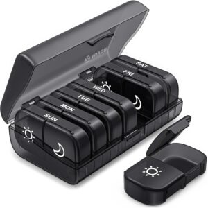 AUVON XL Weekly Pill Organizer 2 Ti...