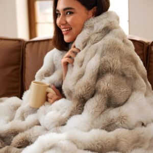 Bedsure GentleSoft Fluffy Fuzzy Tie...