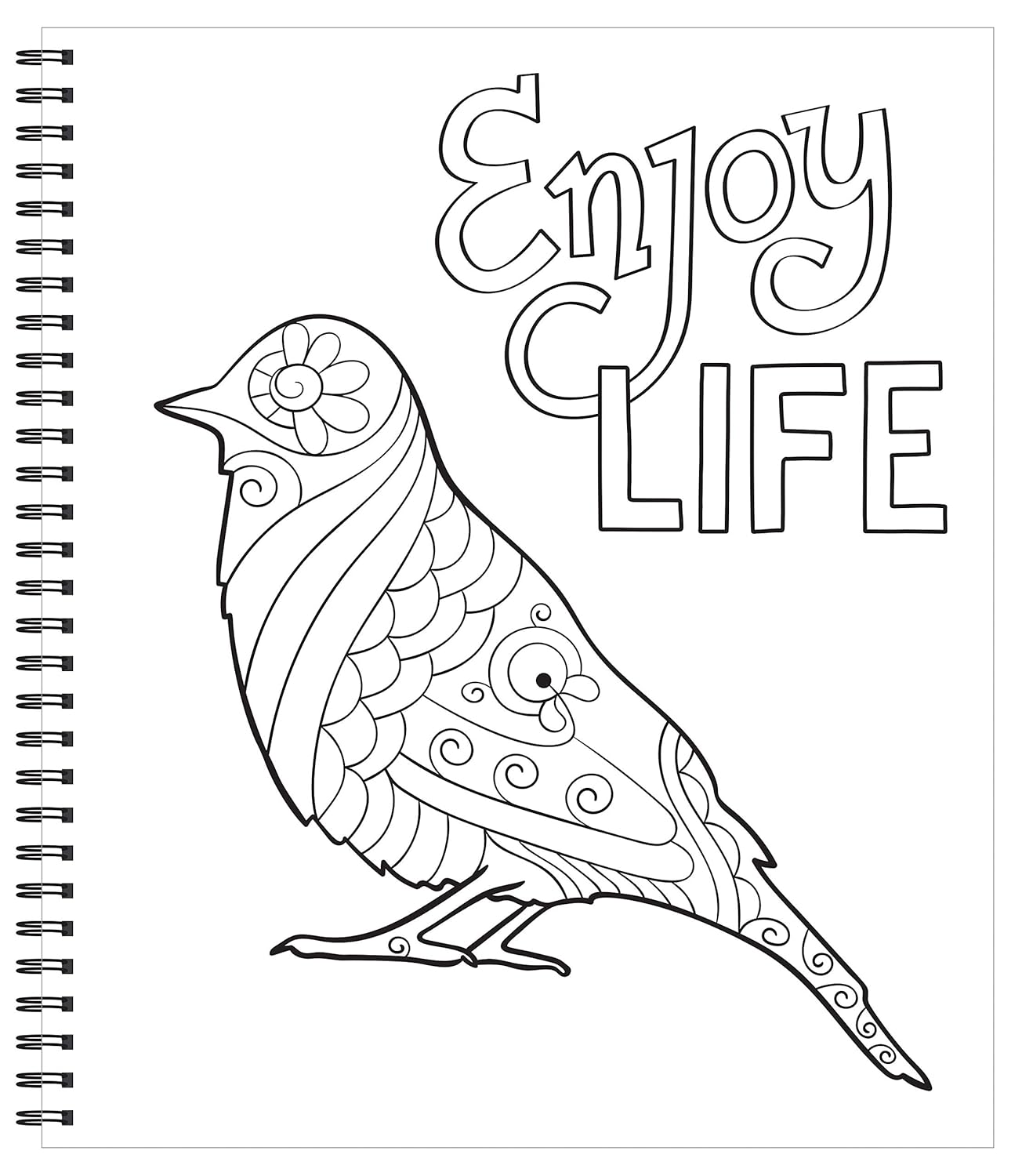 Large Print Easy Color & Frame - Calm (Stress Free Coloring Book) - Image 4