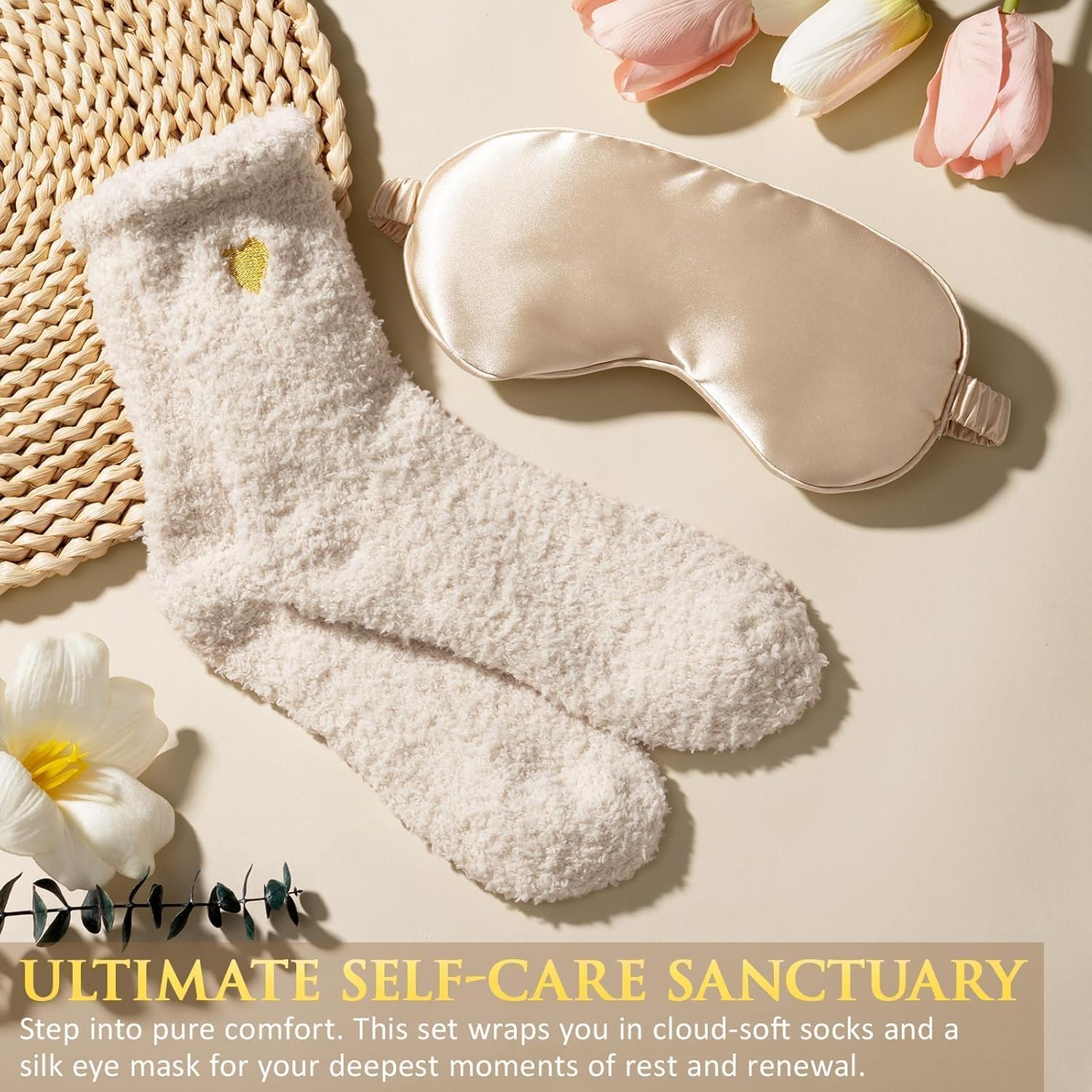Mothers Day Birthday Gifts for Women Self Care Package Get Well Soon Gift Baskets, Thinking of You Sympathy Spa Gift Set w/ Crochet Flower Bouquet, Unique Gifts for Women Mom Sister Grandma Friends - Image 9