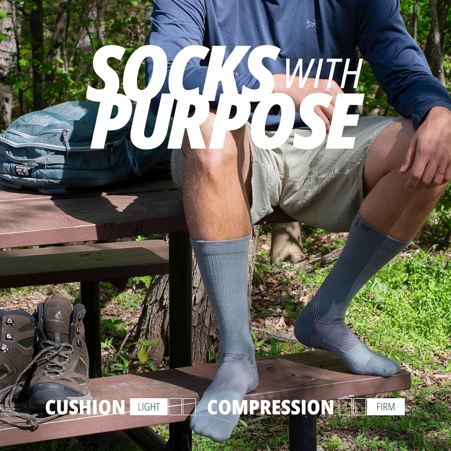 OS1st FS4 Plantar Fasciitis Socks Merino Wool treats and prevents plantar fasciitis, heel and arch pain reduces swelling - Image 4