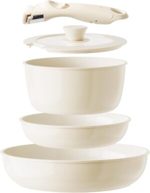 Redchef Ceramic Pots and Pans Set N...