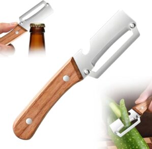 Premium Vegetable Peeler with Woode...