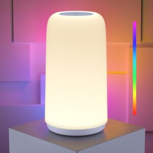 Touch Bedside Table Lamp, [Sleek De...