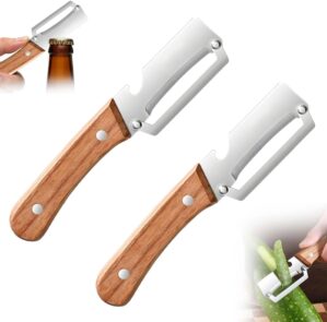 Premium Vegetable Peeler with Woode...