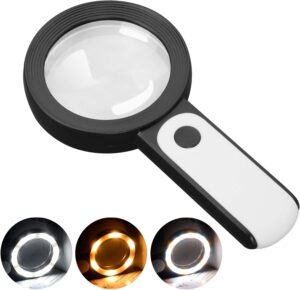 JMH Magnifying Glass with Light, Ha...