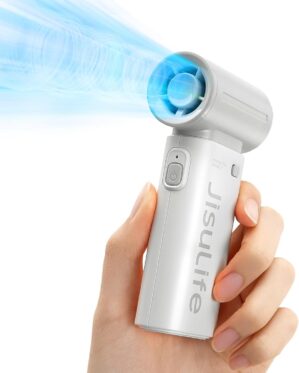 JISULIFE Portable Handheld Fan Life...