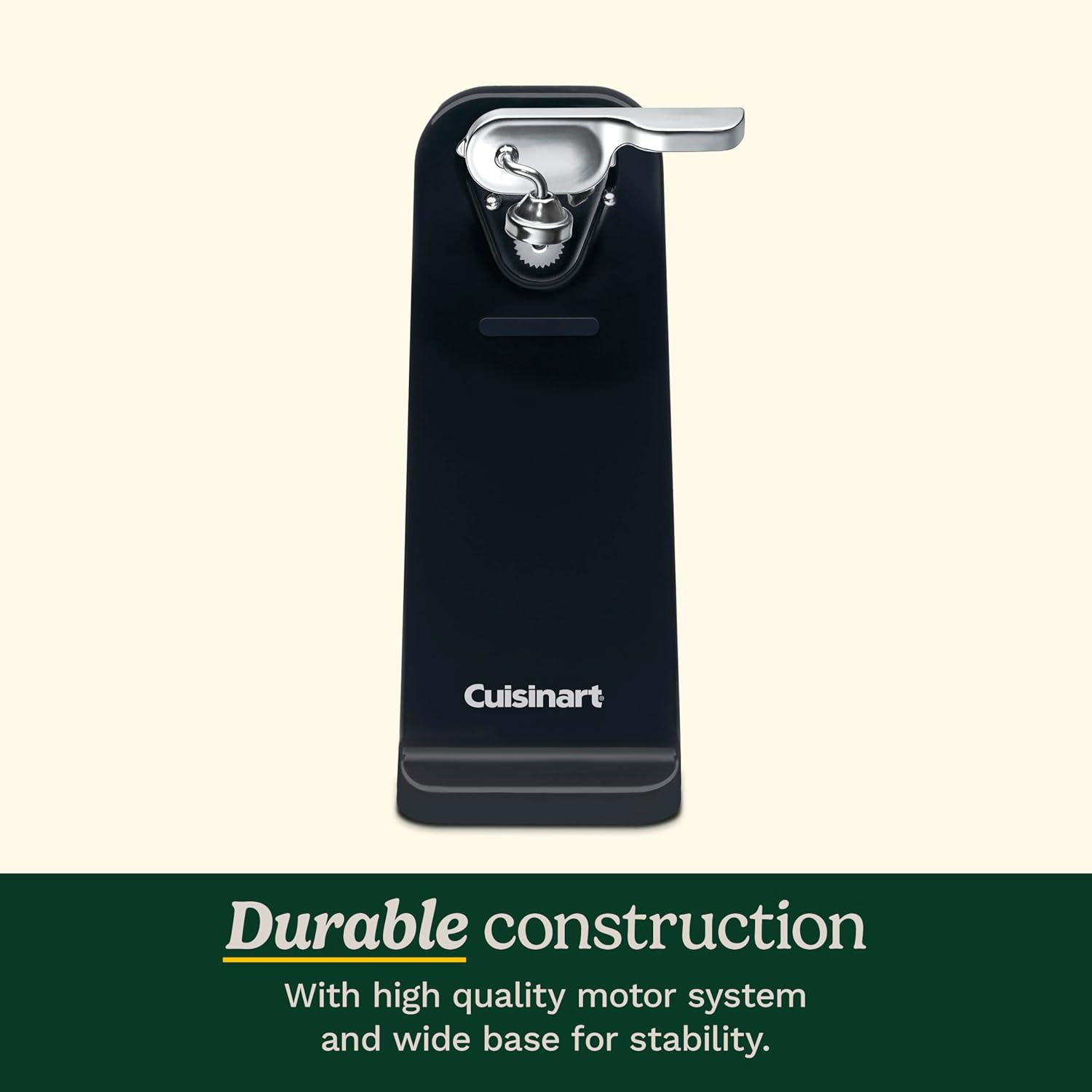 Cuisinart Can Opener with One-Touch Operation, Electric Can Opener for Kitchen Including Magnetic Lid Holder, Automatic Can Opener with Easy Clean Design and Nonslip Base, Black, CCO-50BKN - Image 4