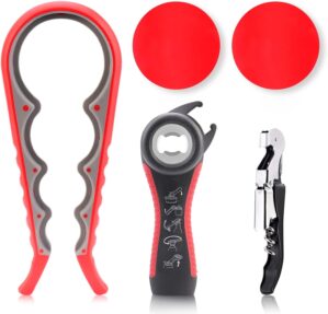 Astofli 5 Pack Jar Opener For Senio...