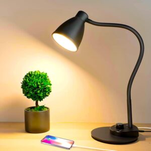 BOHON LED Desk Lamp with USB Chargi...