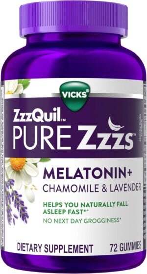 ZzzQuil PURE Zzzs Melatonin Gummies...