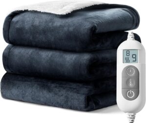 Heated Blanket,Soft Flannel Heated ...