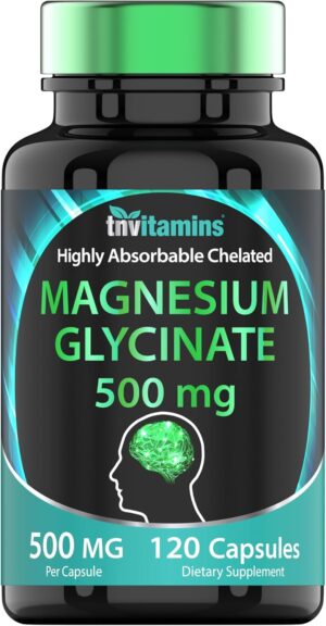 Magnesium Glycinate 500mg Per Capsu...