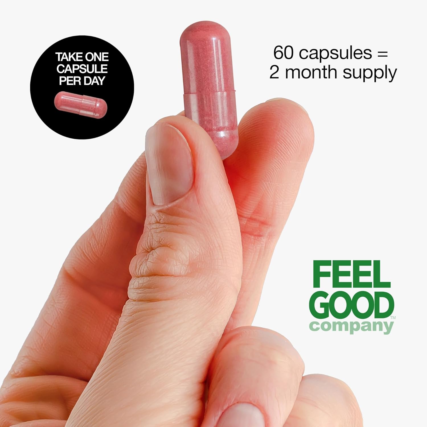FeelGood Superfoods Vita Fruits and Veggies Capsules - 25 Superfood Ingredients, Fruit and Vegetable Multivitamin, 60 Count - for Men and Women - Vitamins A, C, D, E, B and Zinc - Image 6