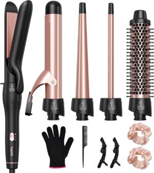 5 in 1 Curling Iron with Thermal Br...