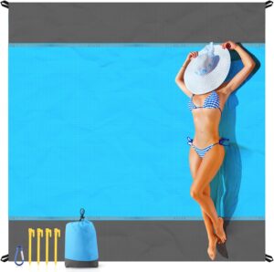 EASYFUN Beach Blanket Sandproof Ove...