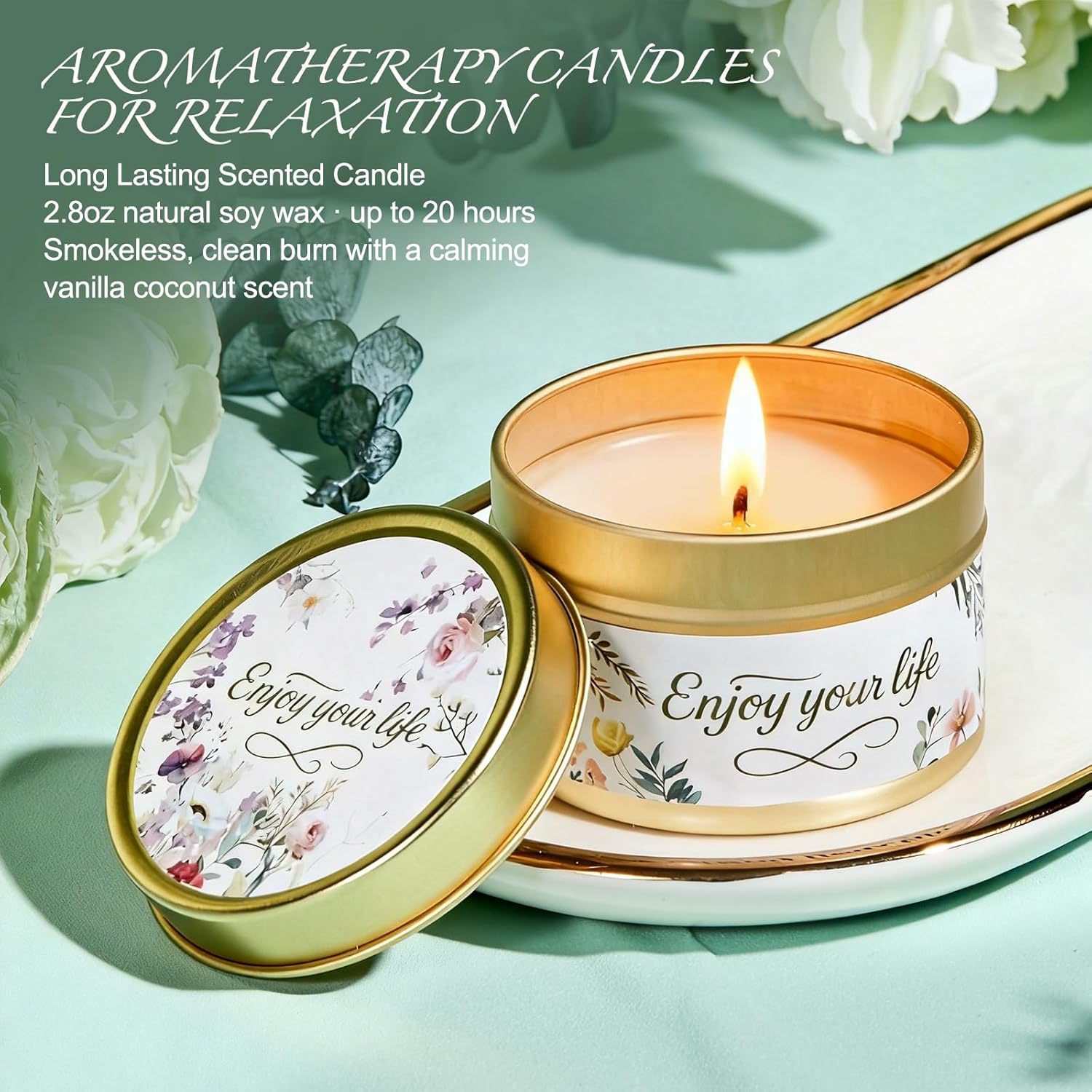 Birthday Gifts for Women Spa Care Package, Mothers Day Gifts for Mom Wife Grandma, Get Well Soon Gift Baskets Thinking of You Sympathy Gift Box for Her Wife Girlfriend Sister Grandma - Image 5