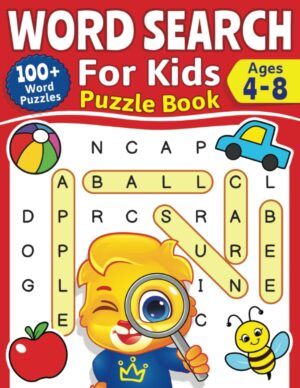 Word Search For Kids Puzzle Book: 1...