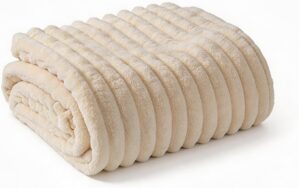 Fluffy Fleece Blanket, Soft Cozy Th...