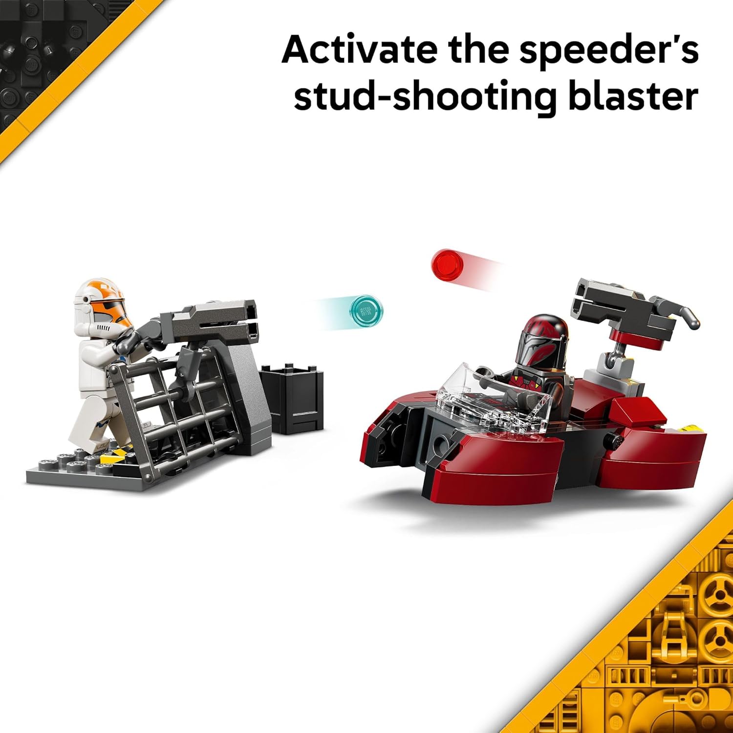 LEGO Star Wars Siege of Mandalore Battle Pack Building Toy for Boys & Girls - The Mandalorian Pretend Play Set W/4 Character Minifigures for Kids & Fans, Ages 6+ - Gift Idea for Birthdays - 75449 - Image 3