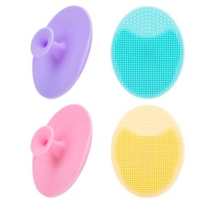 4 Pack Face Scrubber,JEXCULL Soft S...