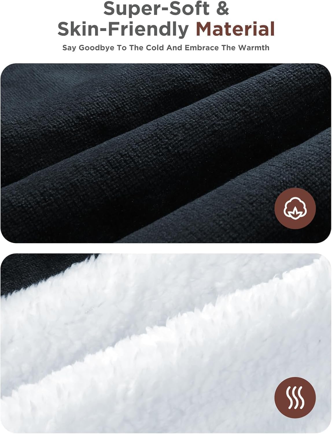 Heated Blanket,Soft Flannel Heated Throw Blanket,Fast Heating Electric Throw Blanket with 8 Heating Levels,9 Hours Auto Shut Off,Home Sleep Electric Blanket Throw, A Thoughtful Gift for Elders - Image 5