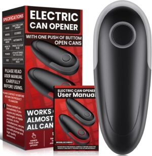 One Touch Electric Can Opener Fits ...