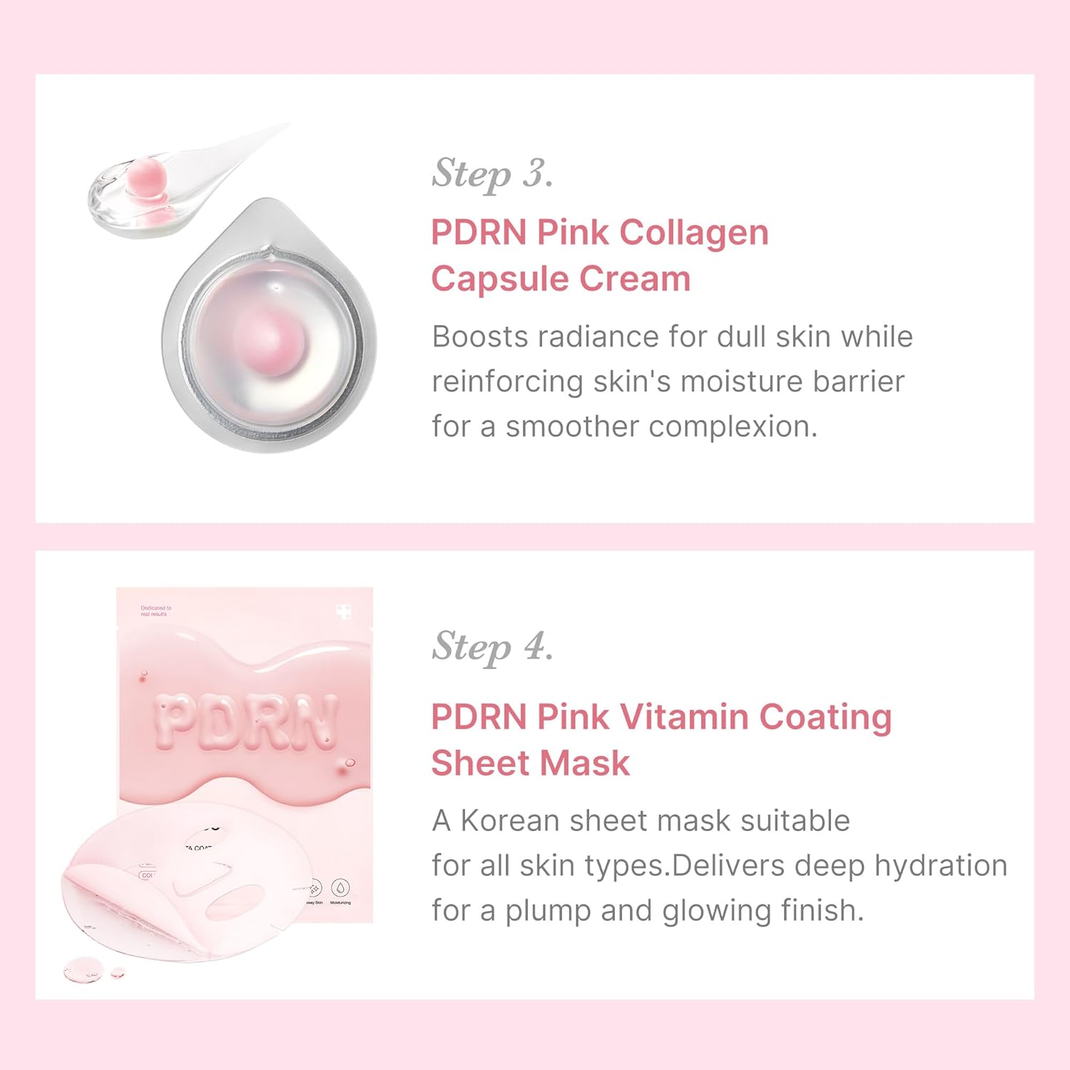medicube Salmon DNA PDRN Trial Kit | Glass Glow Mini Skincare Set with Toner, Serum & Sheet Mask for Hydrating, Firming, Moisturizing |Gift & Travel Essentials for Women & Girls | Korean Skincare - Image 5