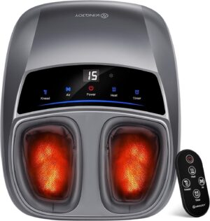 KINGJOY Foot Massager with Heat for...