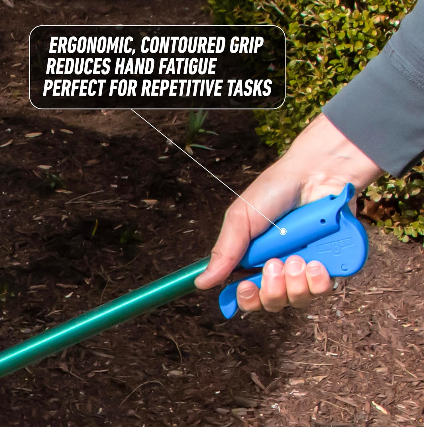 Unger Professional 36” Nifty Nabber, Reacher Grabber Tool, Trash Picker Upper, Built-In Magnet and Ergonomic Grip, Outdoor Claw Pickup for Yard Clean Up, Reaching Assist for Seniors - Image 3