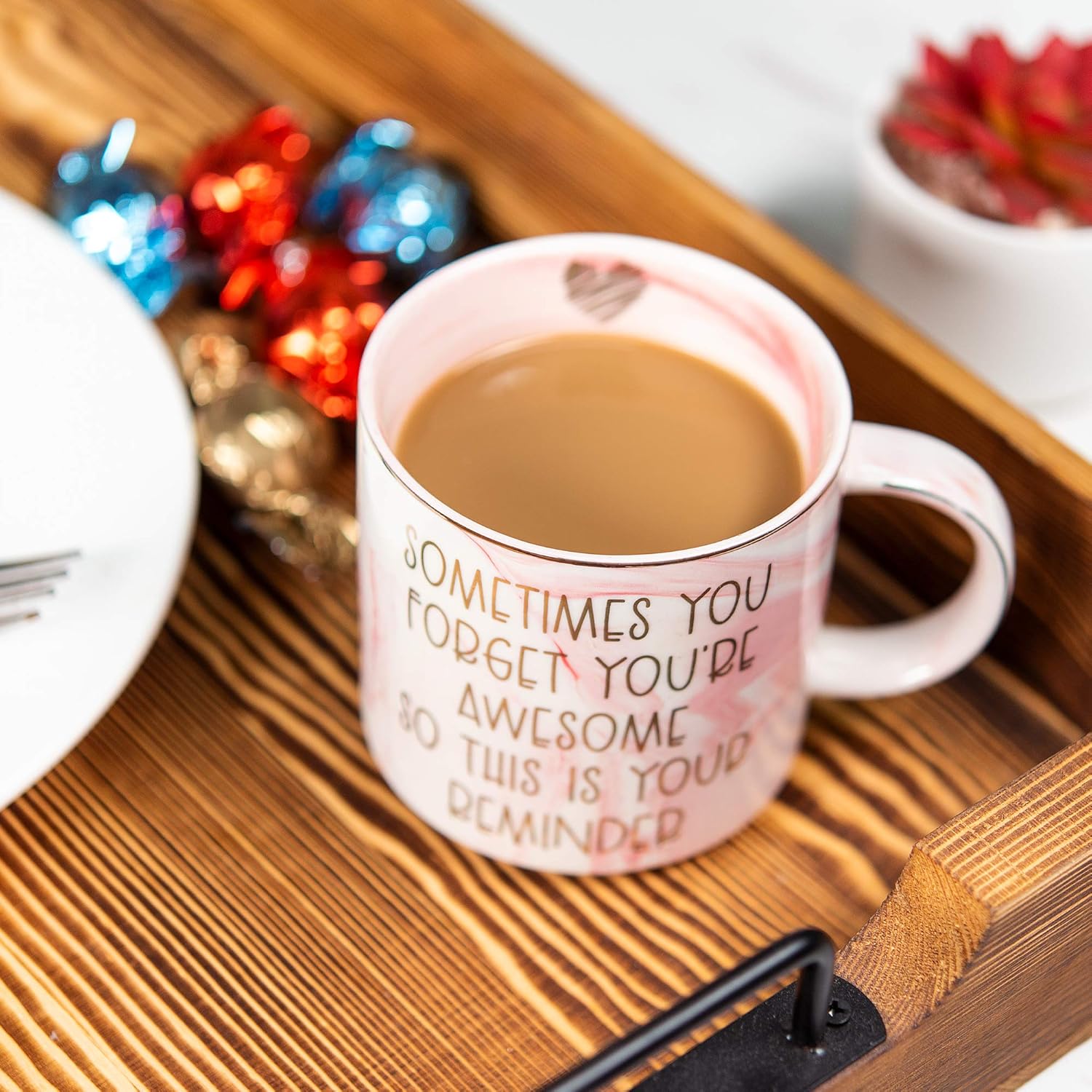 Thank You Gifts for Women - Funny Gifts Ideas for Friends, Coworkers, Boss, Employee, Mom, Mentor - Inspirational, Thoughtful, Birthday, Friendship, Graduation Presents for Her - Ceramic Coffee Cup - Image 3