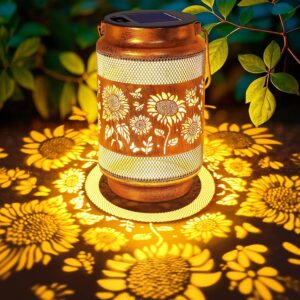 Sunflower Solar Lanterns Outdoor Wa...