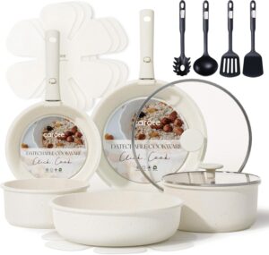 CAROTE 17pcs Pots and Pans Set, Non...