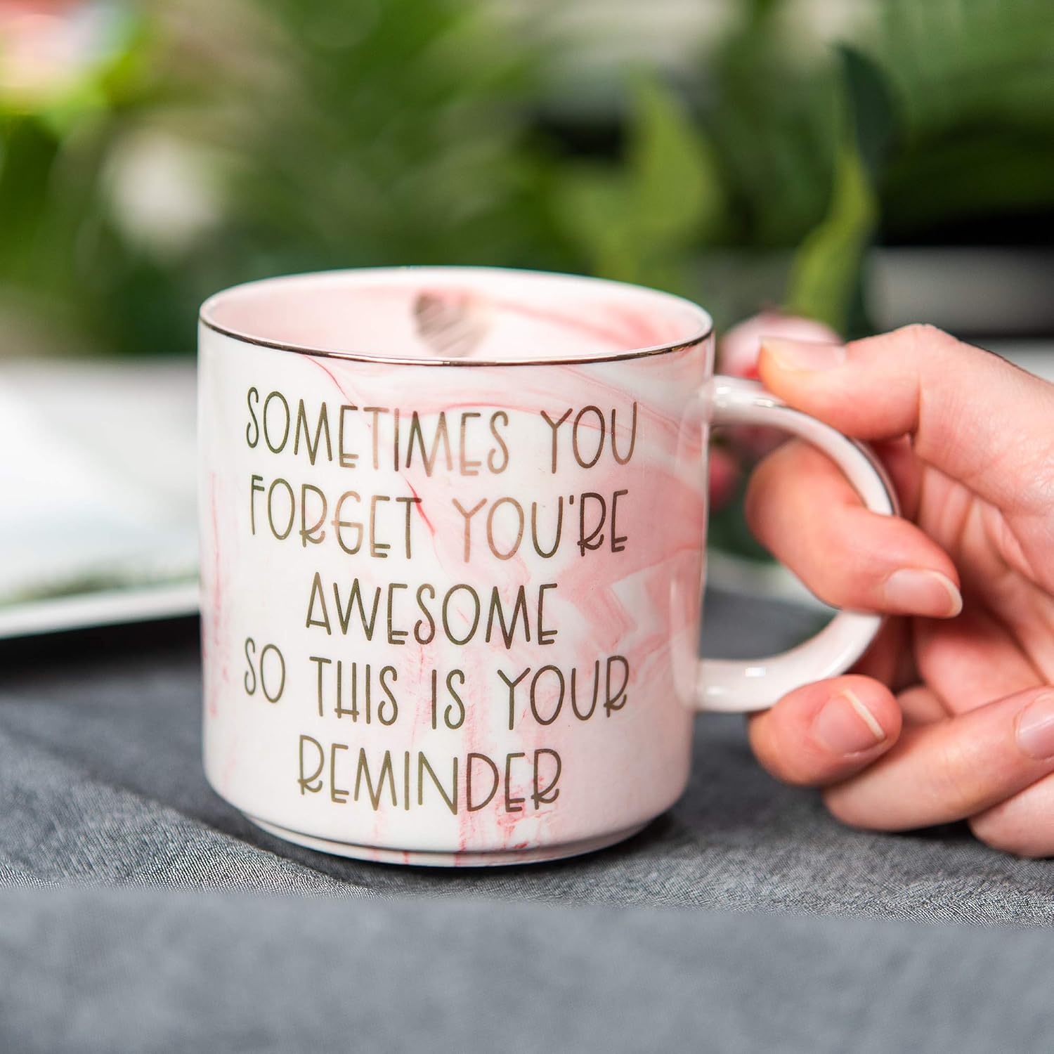 Thank You Gifts for Women - Funny Gifts Ideas for Friends, Coworkers, Boss, Employee, Mom, Mentor - Inspirational, Thoughtful, Birthday, Friendship, Graduation Presents for Her - Ceramic Coffee Cup - Image 6