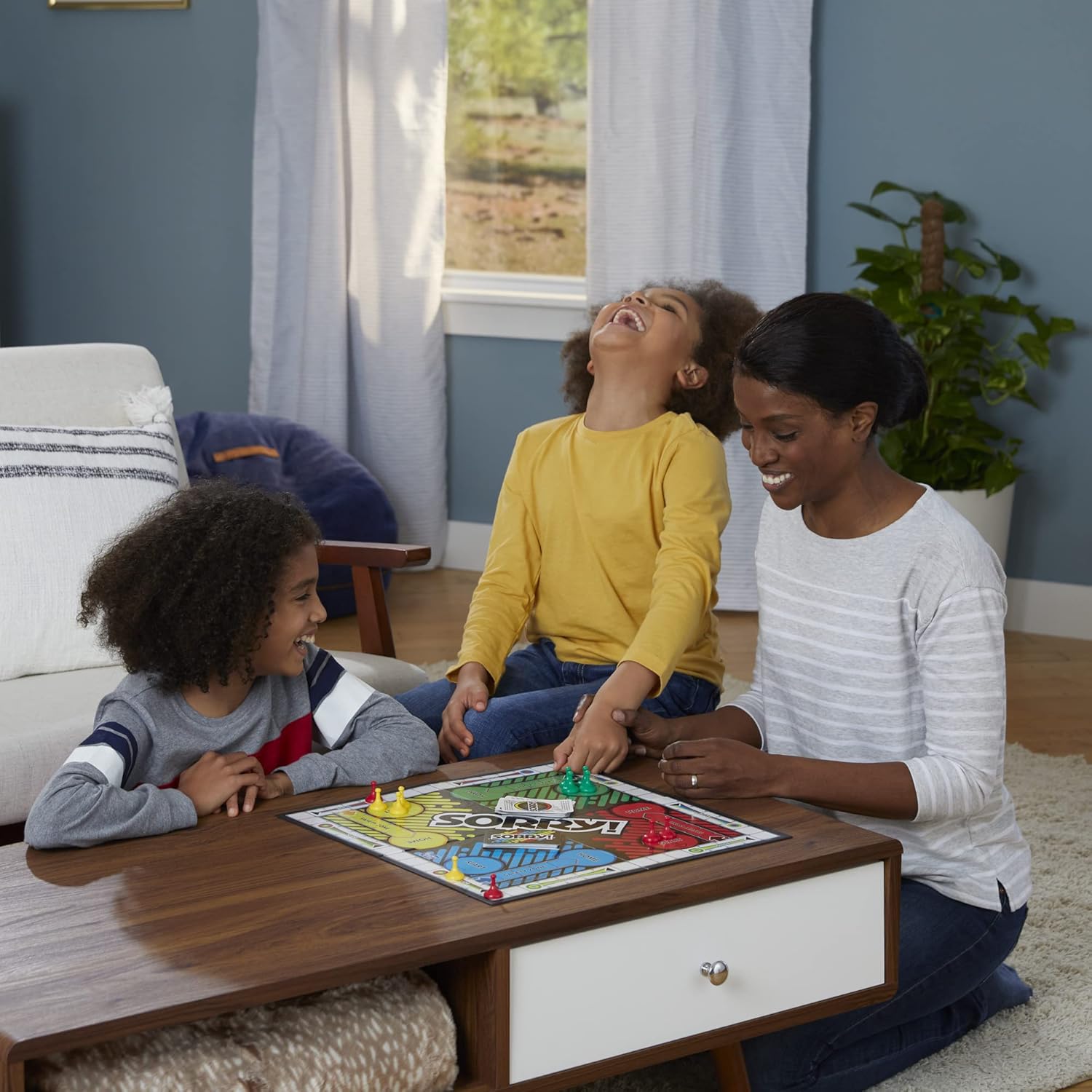 Sorry! Board Game for Kids Ages 6 and Up; Classic Hasbro Board Game; Each Player Gets 4 Pawns; Family Game - Image 7