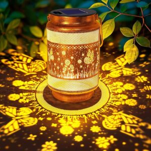 Butterfly Solar Lanterns Outdoor Wa...