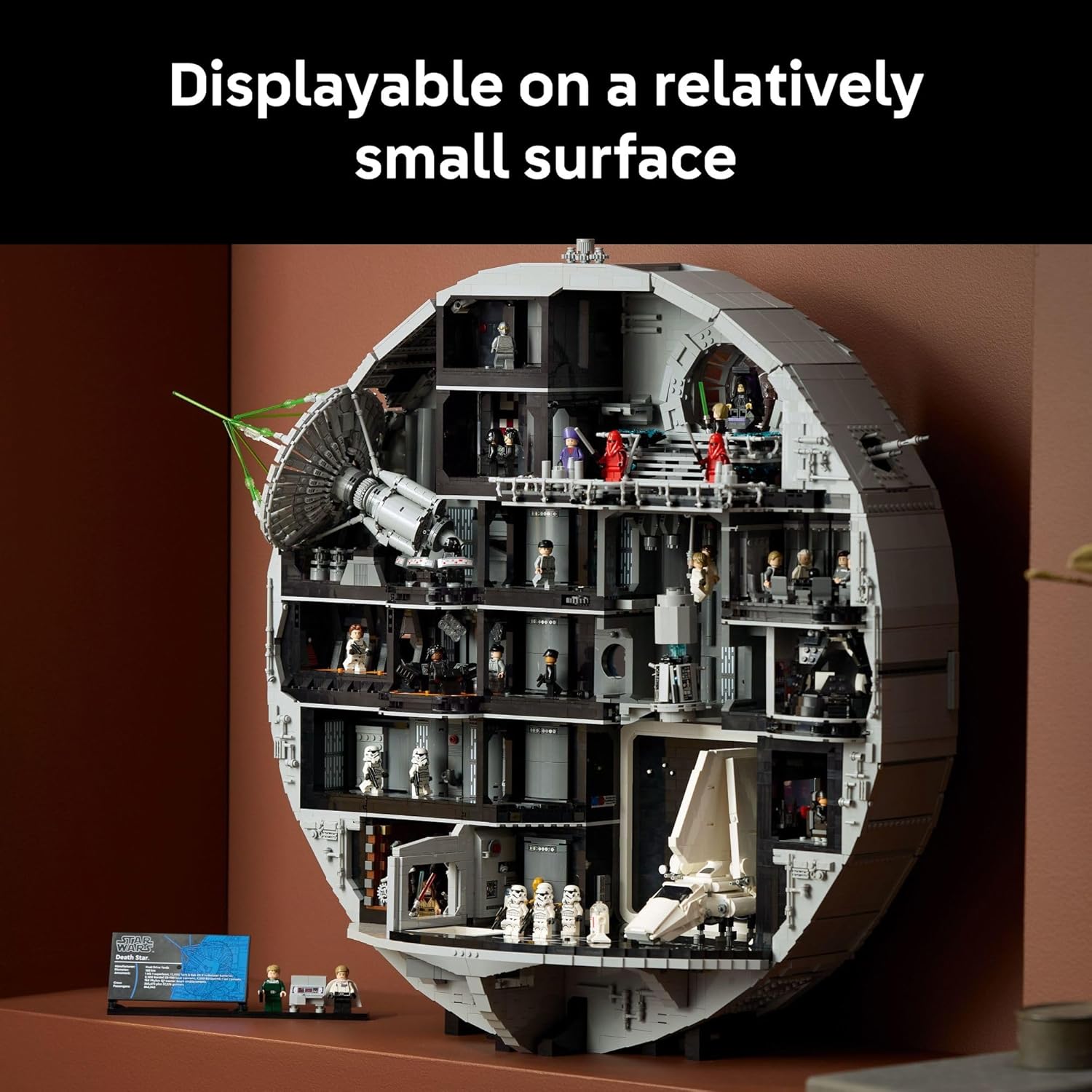 LEGO Star Wars Death Star Building Set for Adults, Ages 18+ - Collectible & Room Decor for Office, Bedroom, or Book Shelf - Fun Activity for Men, Women, & Movie Fans - Gift Idea for Birthdays - 75419 - Image 7