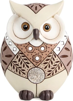 Owl Statue Home Decor Accents, Boho...