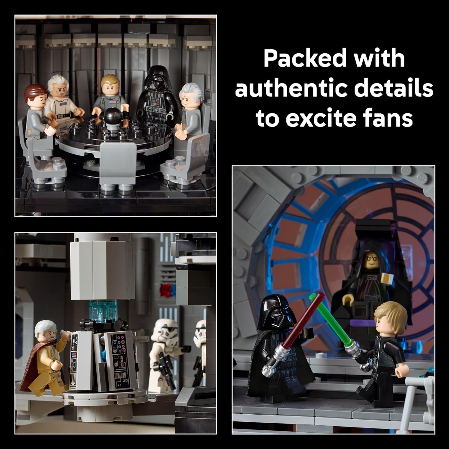 LEGO Star Wars Death Star Building Set for Adults, Ages 18+ - Collectible & Room Decor for Office, Bedroom, or Book Shelf - Fun Activity for Men, Women, & Movie Fans - Gift Idea for Birthdays - 75419 - Image 4