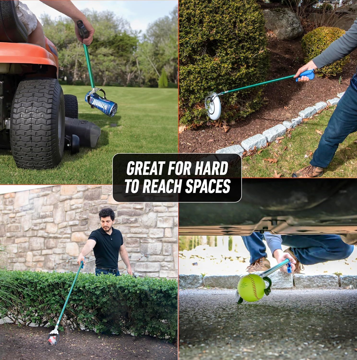 Unger Professional 36” Nifty Nabber, Reacher Grabber Tool, Trash Picker Upper, Built-In Magnet and Ergonomic Grip, Outdoor Claw Pickup for Yard Clean Up, Reaching Assist for Seniors - Image 8