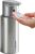 Automatic Liquid Soap Dispenser Touchless, 304 Stainless Steel Bottle Body &16.2oz/480ml Rechargeable, 3 Adjustable Liquid Levels, IPX7 Waterproof, for Kitchen Bathroom, Stainless Steel