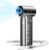 JISULIFE Portable Handheld Fan Life9, Turbo Power High Speed Air [18H Max Cooling Time], 5 Gear Wind, 5000mAh Rechargeable, Mini Pocket Design, Personal Fan for Travel Concerts Camping Makeup – Chrome