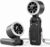 Diveblues Portable Handheld Turbo Fan, 5 Gear Wind, Battery Operated, Up to 12 Working Hours, 3 IN 1 Hand Fan with Air Turbo Tech Cooling Fan for Outdoor Activities, Travel, Working, Obsidian black