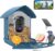 Bird Feeder with Camera,FHD Live View Video,Smart WiFi Bird Feeder Camera with Solar Panel,AI Birds Identification,IP65 Waterproof Birds House with Cam,Instant Arrival Alerts,Ideal Gift for Fathers
